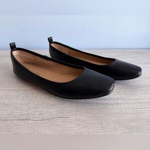 Sun + Stone Women's Black Avvery Ballet Flats Size 7.5
